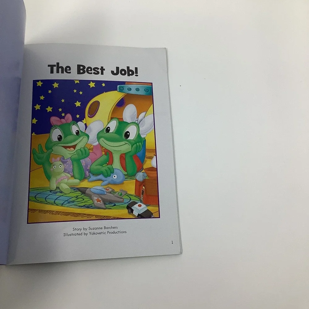 LeapFrog LeapReader Early Reading Books Lot 2‎ Best Job I Spy Sky Hardcover